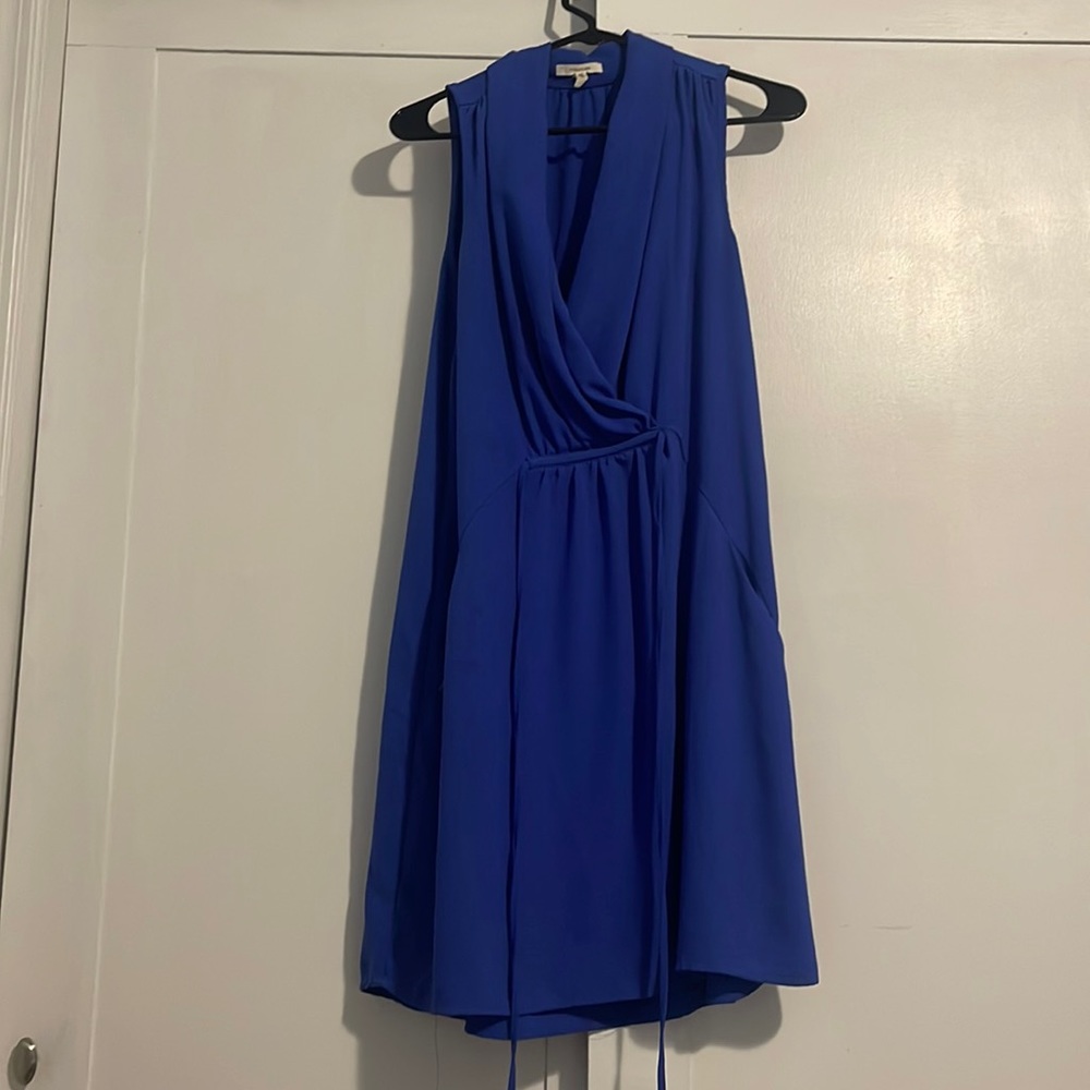 Small blue sleeveless dress from Maurices.